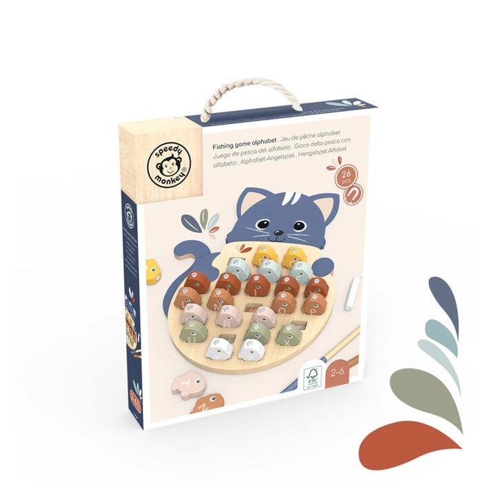 Speedy Monkey Speedy Monkey - Fishing Game Alphabet Baby Activity Toys