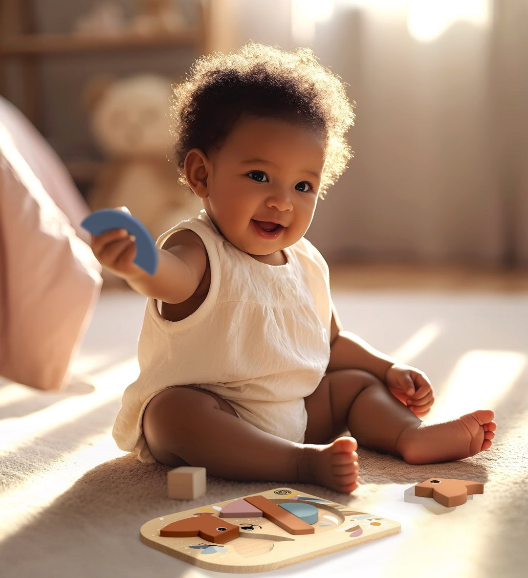 Speedy Monkey Speedy Monkey - Fox Puzzle Baby Activity Toys