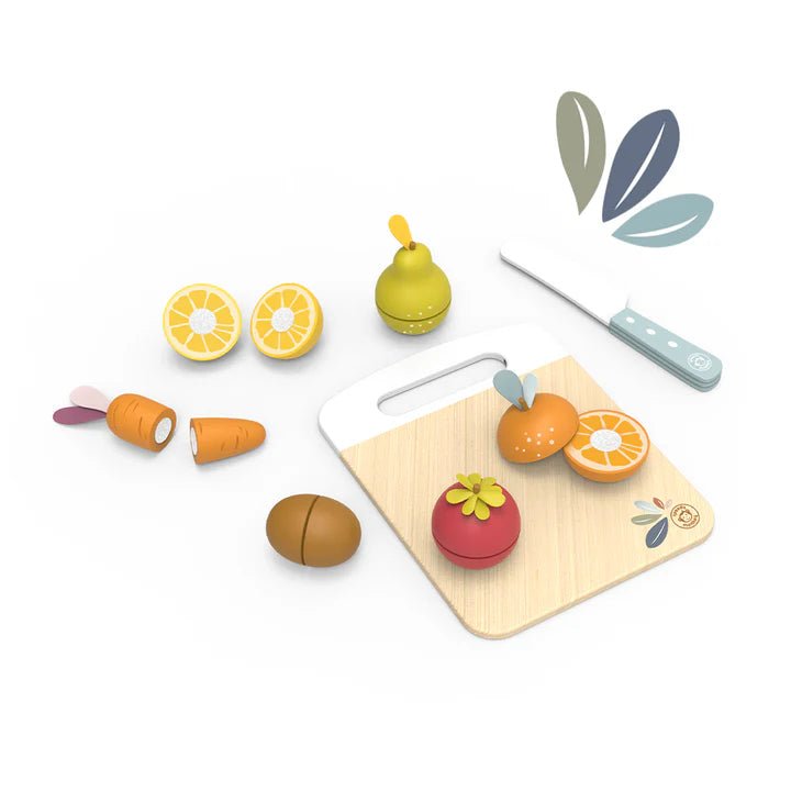 Speedy Monkey Fruits & Vegetables Cutting Playset Baby Activity Toys - Image 1