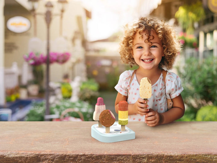 Speedy Monkey Ice Cream Bar Stand w/4 ice creams Baby Activity Toys - Image 2