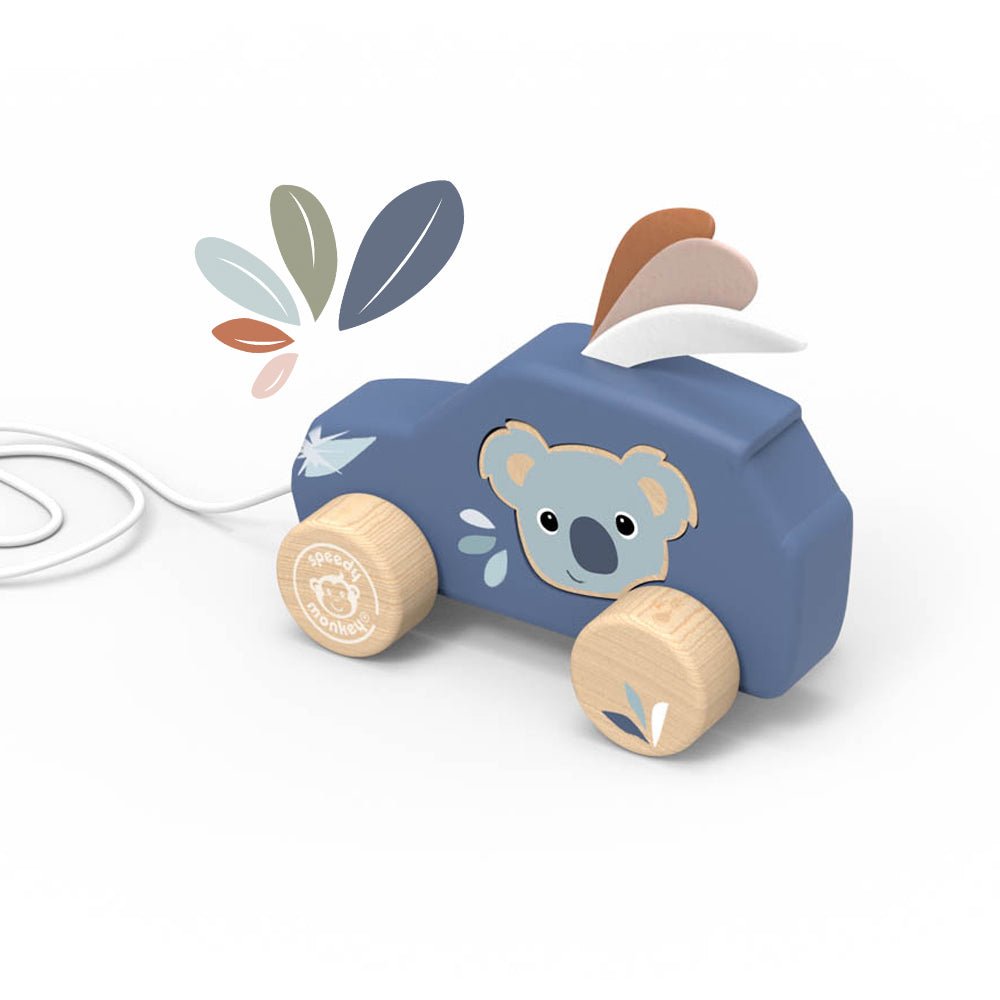 Speedy Monkey - Pull Along Car Baby Activity Toys - Image 2