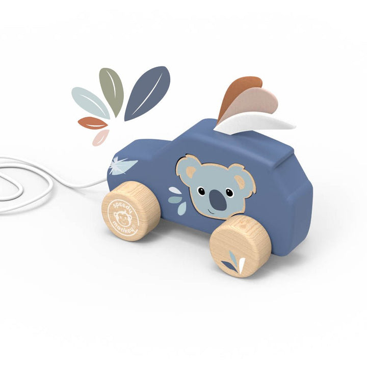 Speedy Monkey - Pull Along Car Baby Activity Toys - Image 2