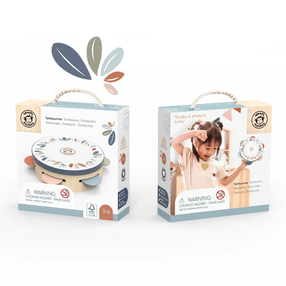 Speedy Monkey Speedy Monkey - Tambourine Baby Activity Toys