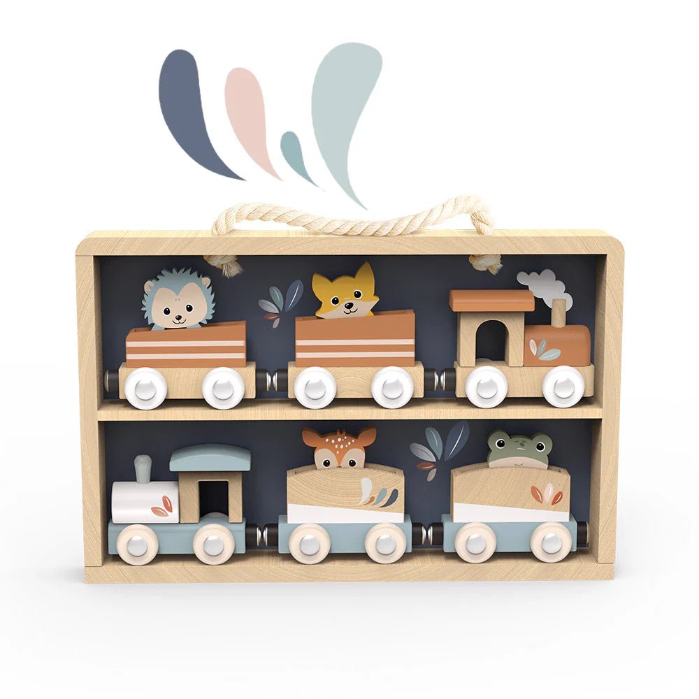 Speedy Monkey Train Set Display Case Baby Activity Toys - Image 1