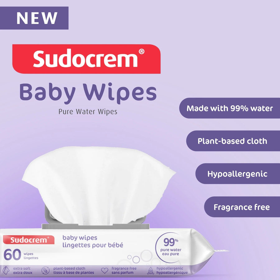 Sudocream Sudocrem® Pure Water Baby Wipes wipes & creams