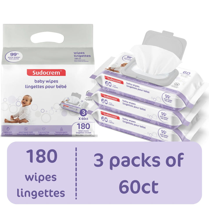 Sudocream Sudocrem® Pure Water Baby Wipes Mega Pack wipes & creams