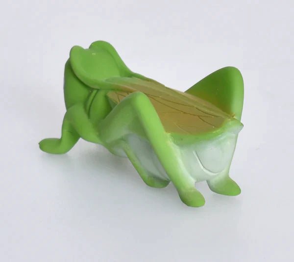 tikiri Grasshopper Natural Rubber Teether, Rattle & Bath Toy