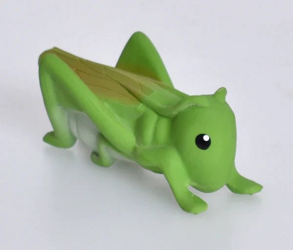 tikiri Grasshopper Natural Rubber Teether, Rattle & Bath Toy