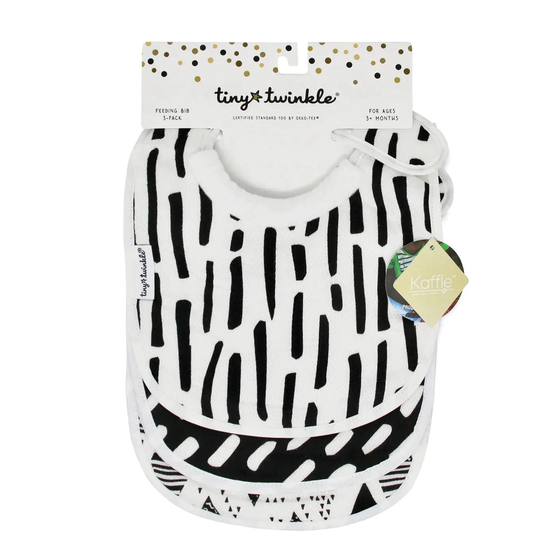 Tiny Twinkle Kaffle Feeder Bib Set 3PK
