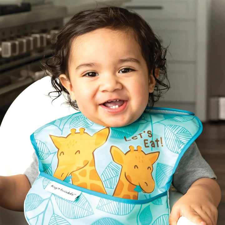 Tiny Twinkle Mess - proof Easy Bib 3PK