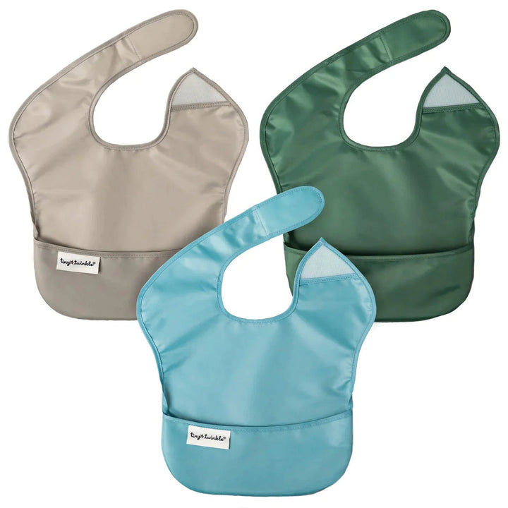 Tiny Twinkle Mess - proof Easy Bib 3PK