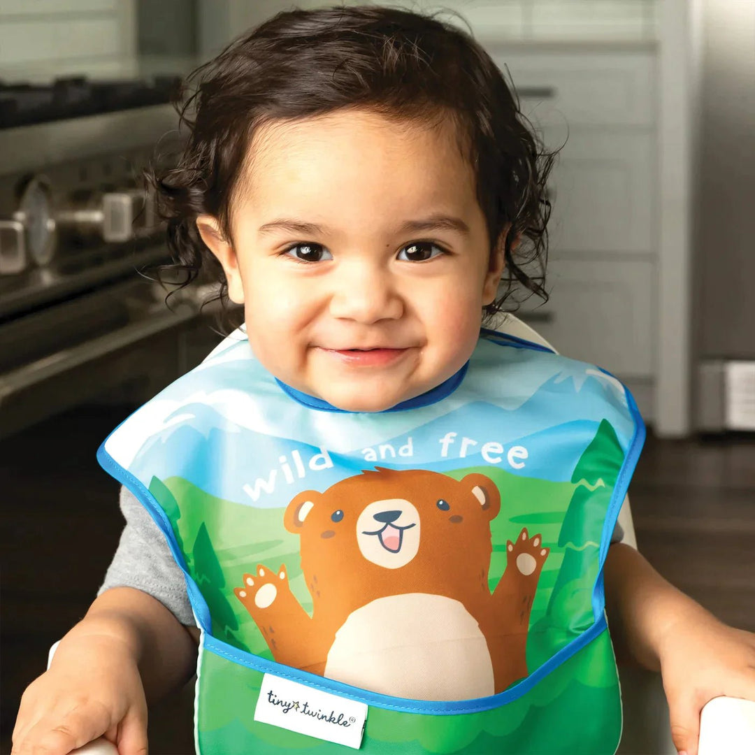 Tiny Twinkle Mess - proof Easy Bib 3PK