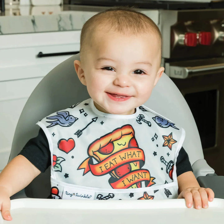 Tiny Twinkle Mess - proof Easy Bib 3PK