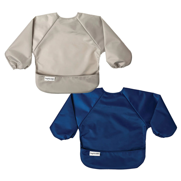 Tiny Twinkle Mess - proof Full Sleeve Bib 2 Pack - 6 - 24M