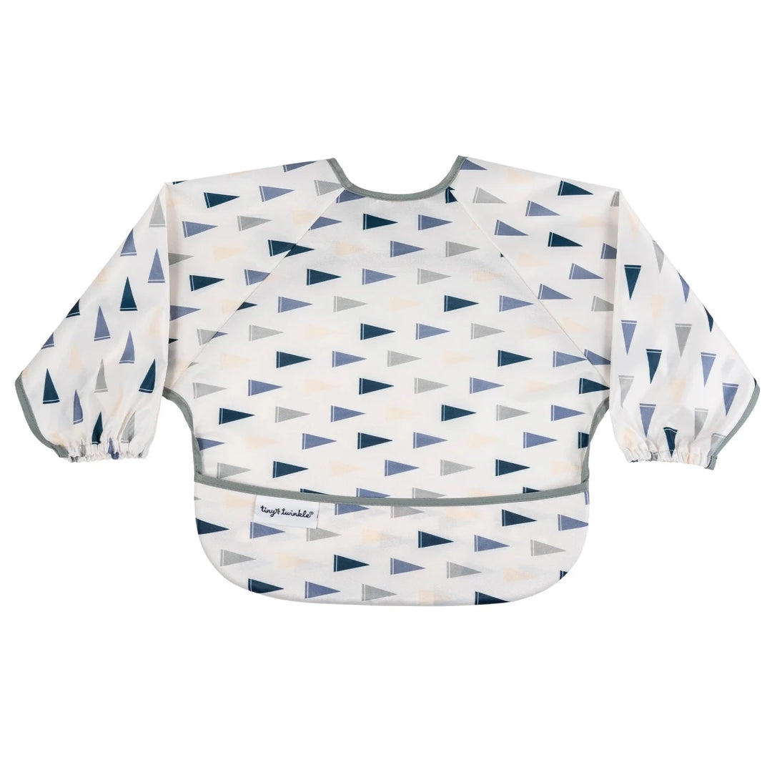 Tiny Twinkle Mess - proof Full Sleeve Bib 6 - 24M Varsity Flags - Image 11