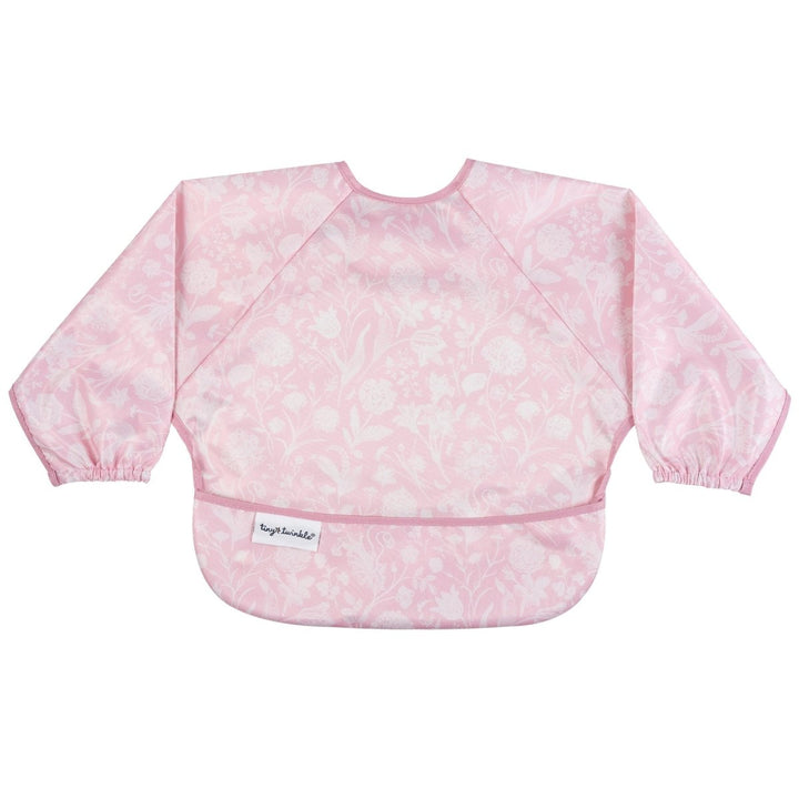 Tiny Twinkle Mess - proof Full Sleeve Bib 6 - 24M Toile Floral - Image 9
