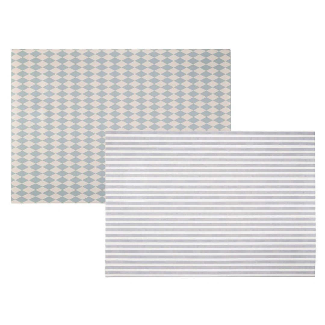 Townsend Avenue Reversible Foam Play Mat Stripes/Diamonds - Image 5