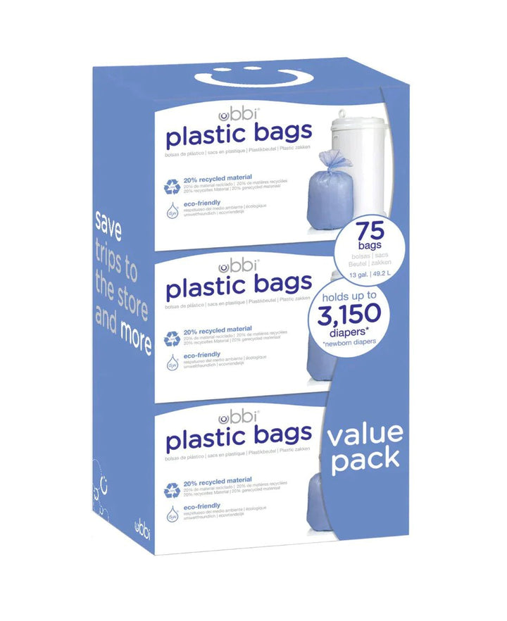 Ubbi Plastic Bags 3pk