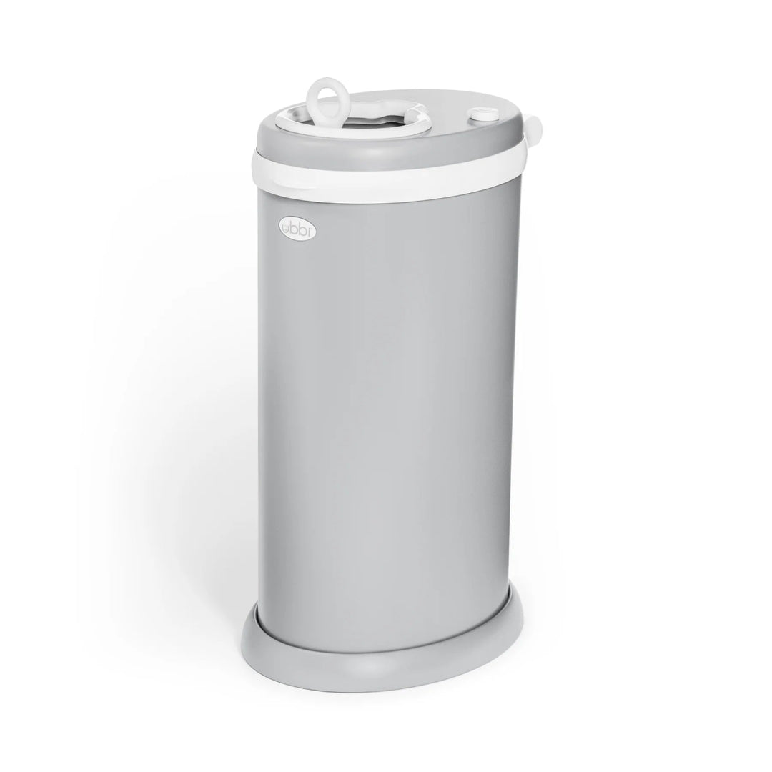 Ubbi - Diaper Pail Diapering Matte Grey - Image 26
