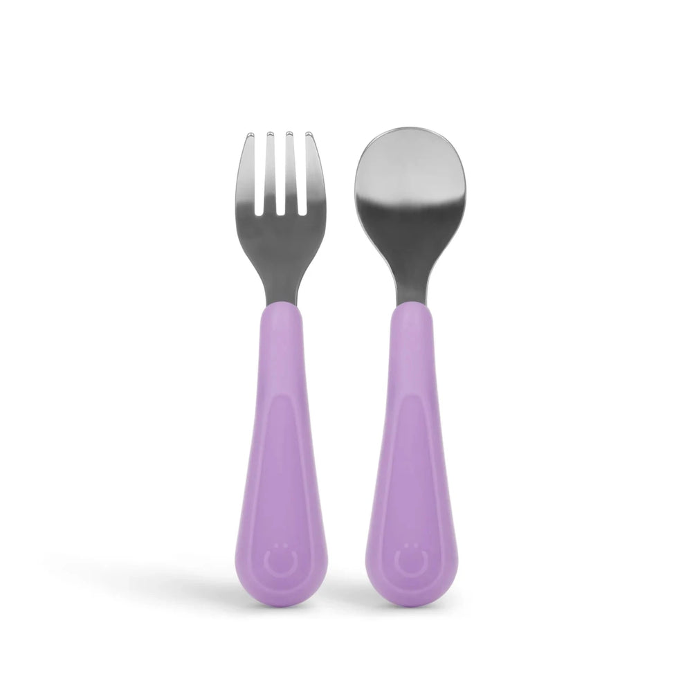 Ubbi Stainless Steel Utensil Set 2-Pack Smoothie - Image 2