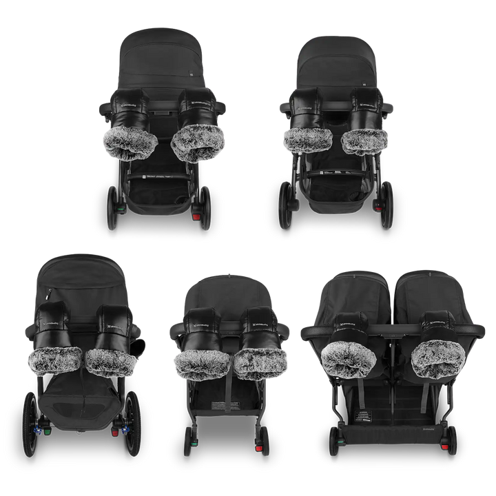 UPPAbaby CozyHandmuffs Luxe LYLA Onyx Nylon UPPAbaby