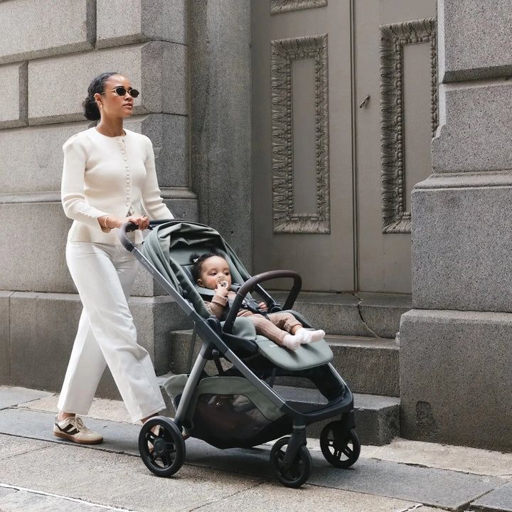 UPPAbaby Kona Mid Size Stroller Baby Strollers James Black | Carbon Frame - Image 7