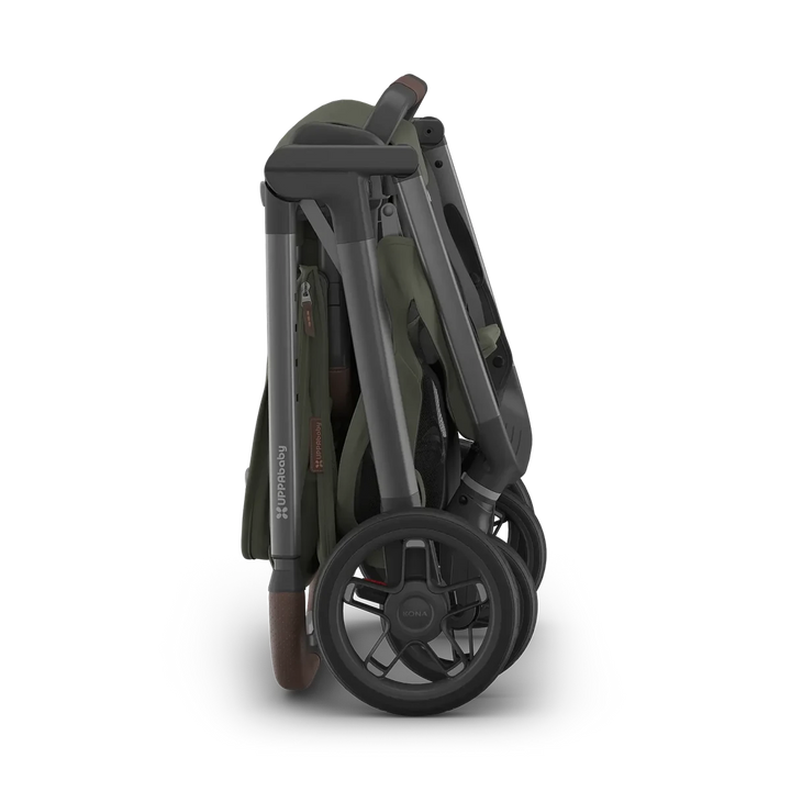UPPAbaby Kona Mid Size Stroller Baby Strollers Evelyn Meadow Green | Carbon Frame - Image 17