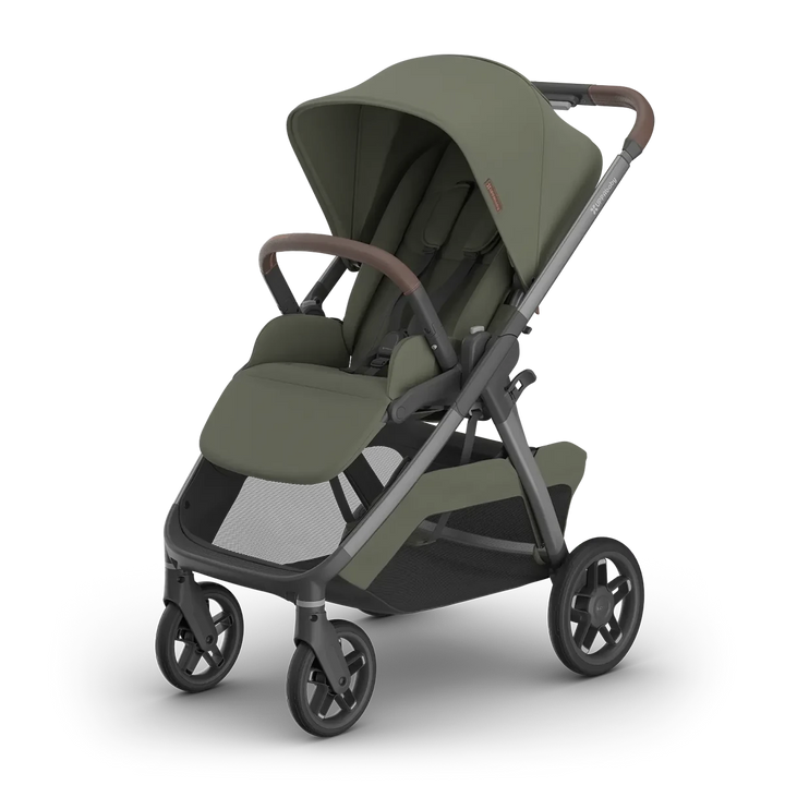 UPPAbaby Kona Mid Size Stroller Baby Strollers Evelyn Meadow Green | Carbon Frame - Image 14
