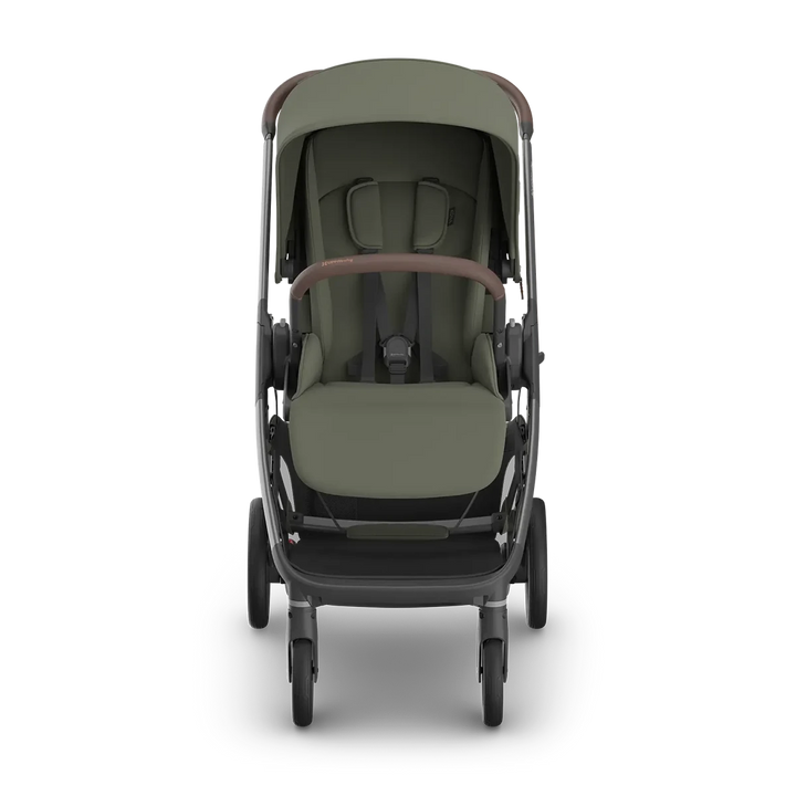 UPPAbaby Kona Mid Size Stroller Baby Strollers Evelyn Meadow Green | Carbon Frame - Image 16