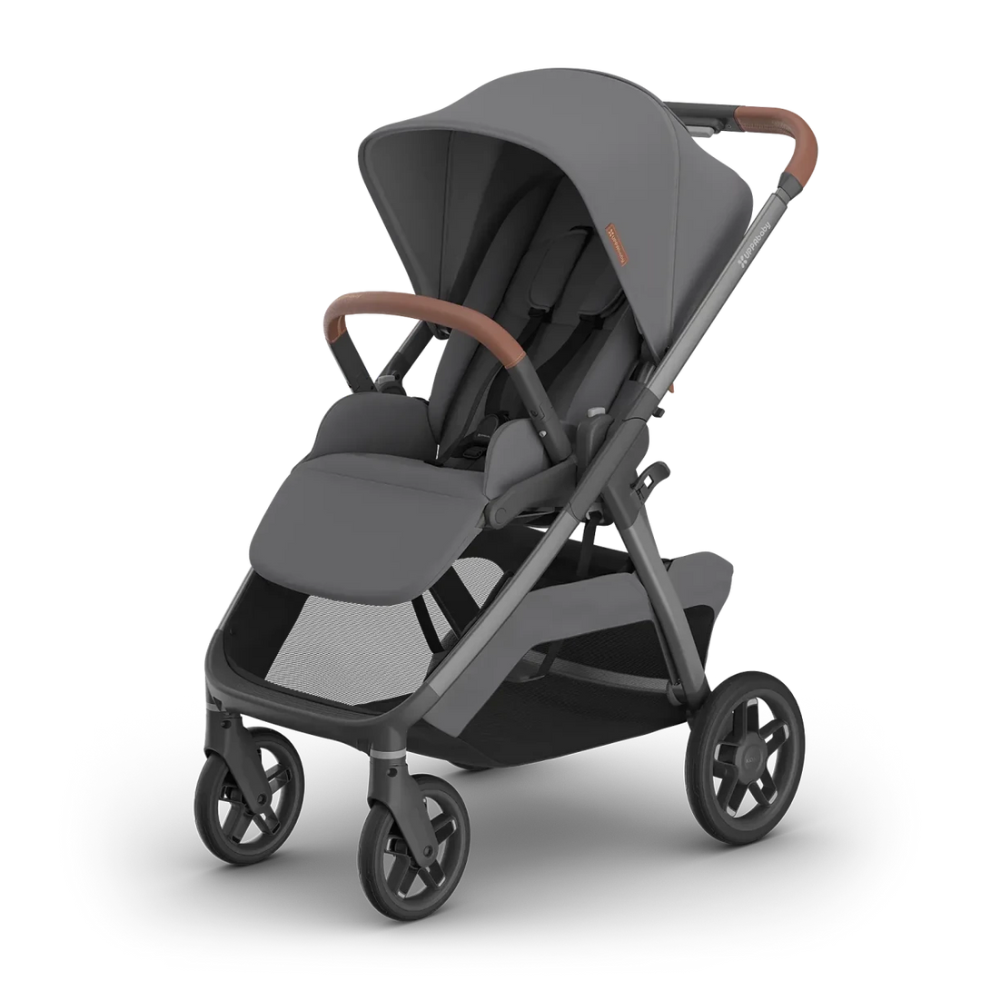 UPPAbaby Kona Mid Size Stroller Baby Strollers Rowan Graphite | Saddle Leather - Image 19