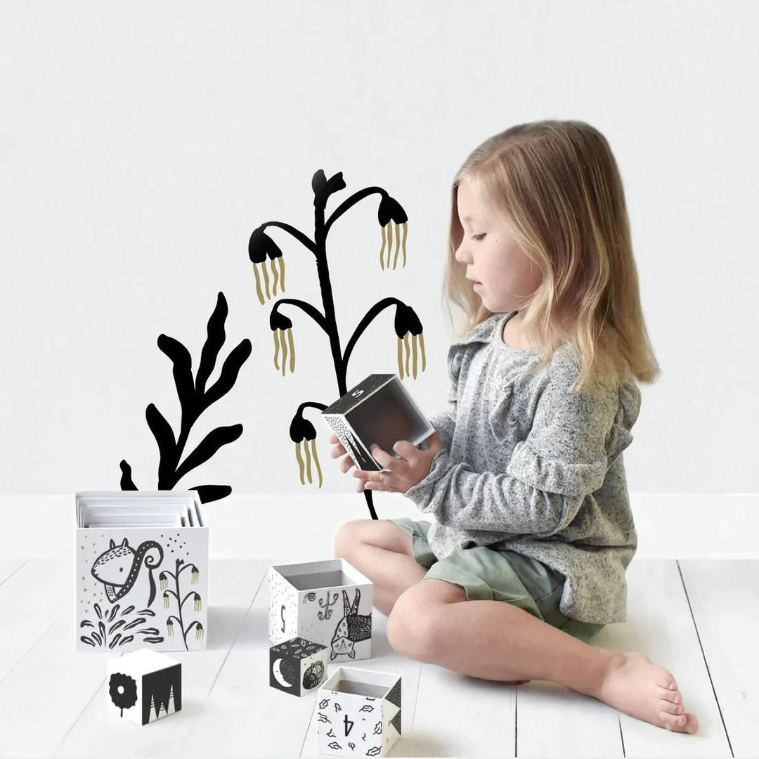 Wee Gallery Nesting Blocks Woodland Numbers