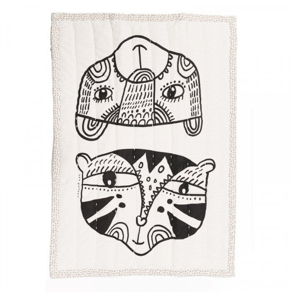 Wee Gallery Organic Quilted Play Blanket