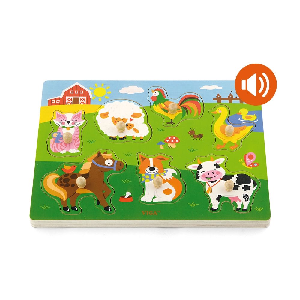 viga Sound Puzzle - Farm Animals