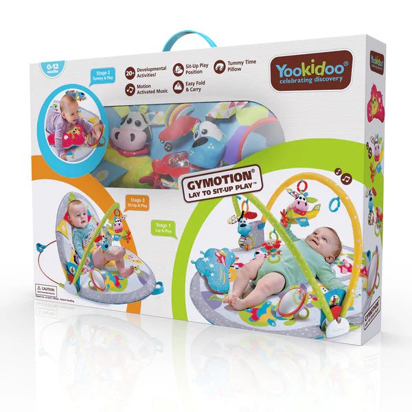 Yookidoo Gymotion Baby Gym Lay to Sit - Up Playmat