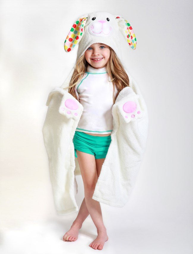 Zoocchini Kids Plush Terry Hooded Bath Towel