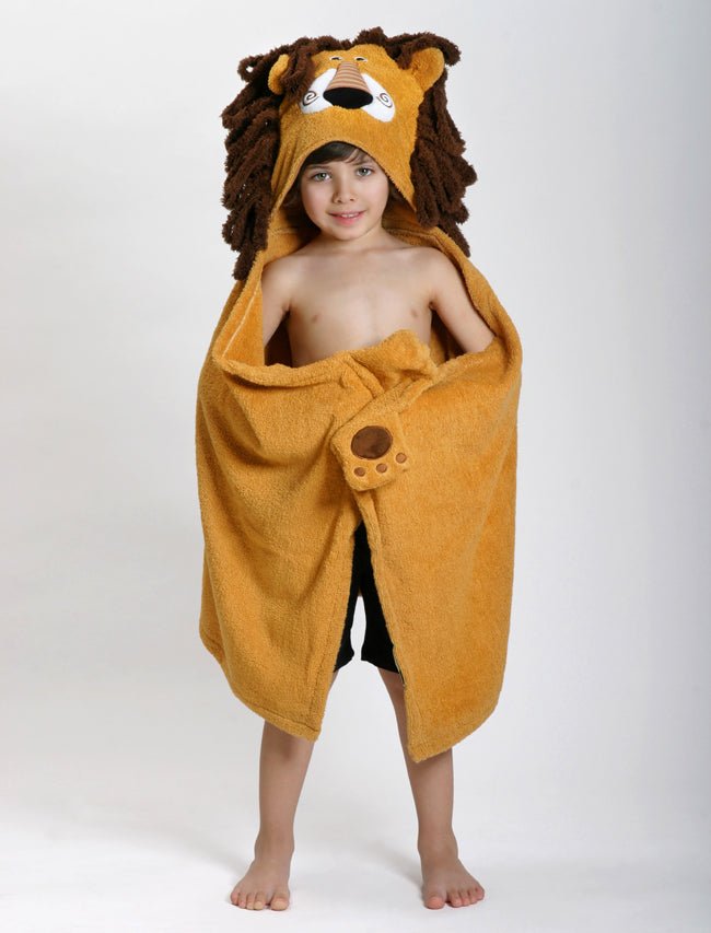 Zoocchini Kids Plush Terry Hooded Bath Towel