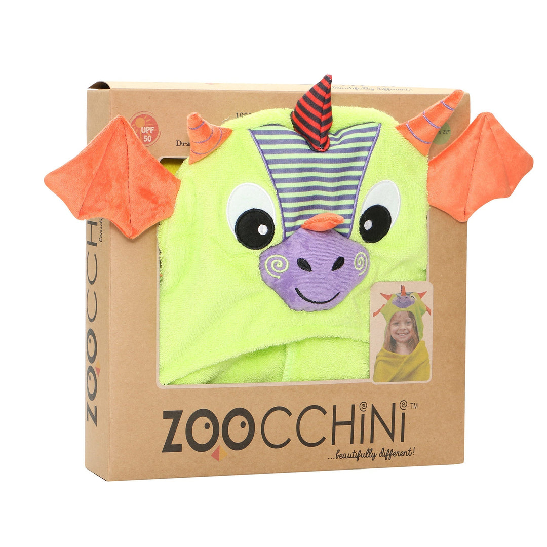 Zoocchini Kids Plush Terry Hooded Bath Towel
