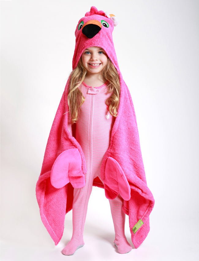 Zoocchini Kids Plush Terry Hooded Bath Towel