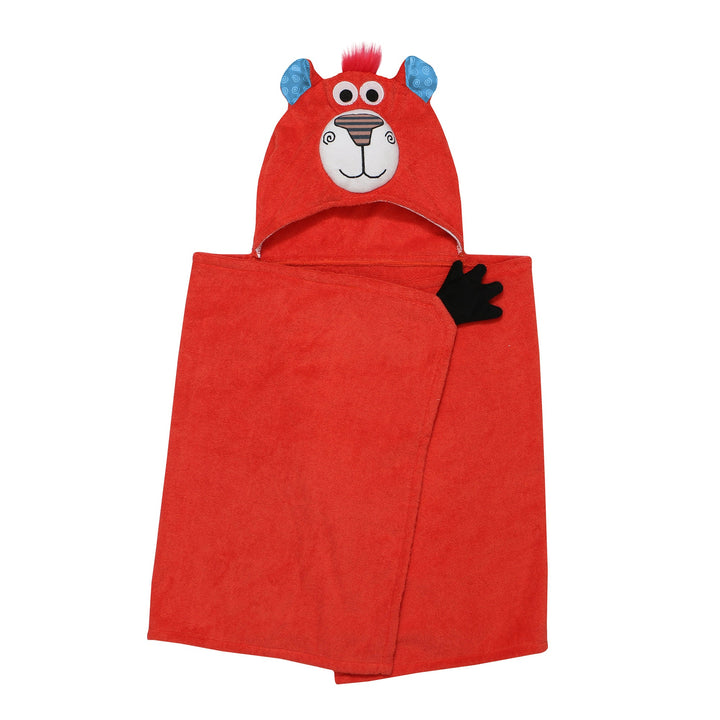 Zoocchini Kids Plush Terry Hooded Bath Towel