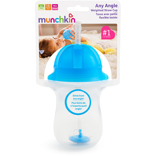 Any Angle™ Click Lock Weighted Straw 10 oz Trainer Cup Blue