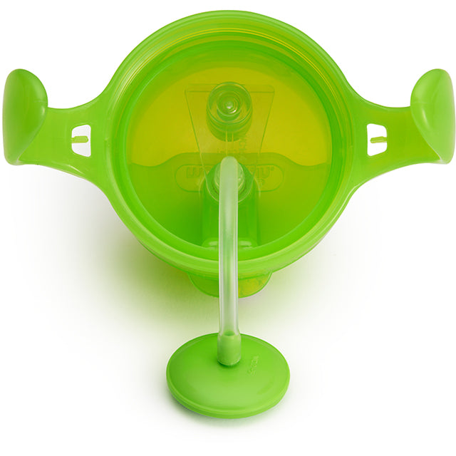 Any Angle™ Click Lock Weighted Straw 7 oz Trainer Cup Green