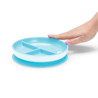 Stay Put Suction Plate Light Blue