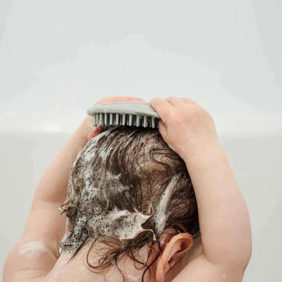 Silicone Shampoo Brush - Grey