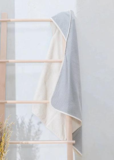100% Organic Cotton Bath Towel Mouse Newborn