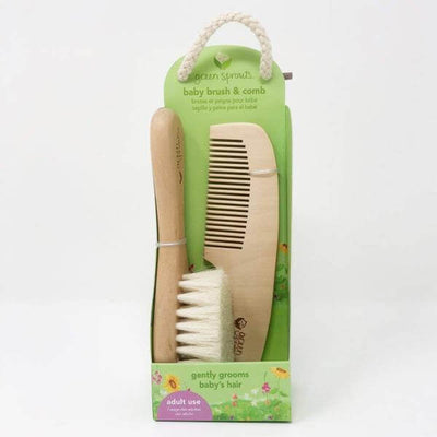 Baby Brush & Comb Set Natural