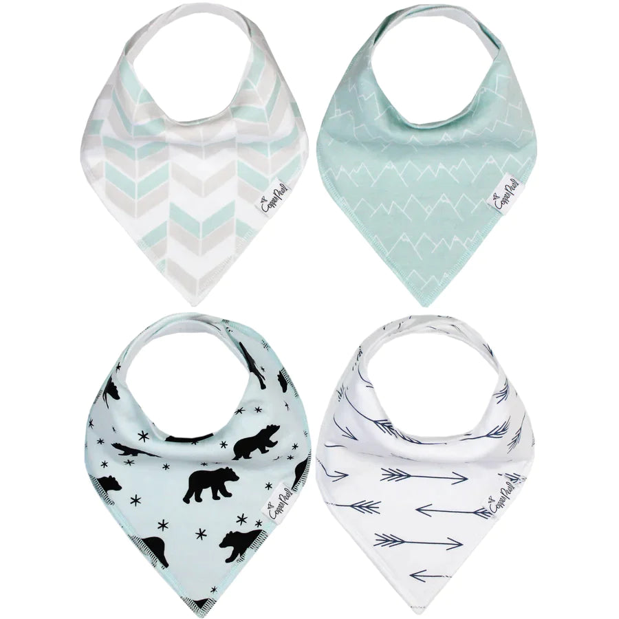 Copper Pearl Bandana Bib 4 Pk