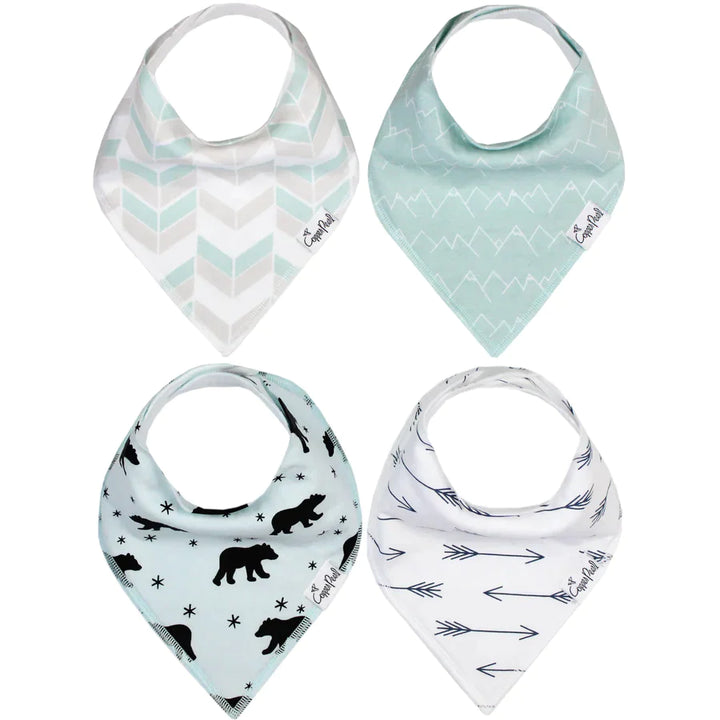 Copper Pearl Bandana Bib 4 Pk
