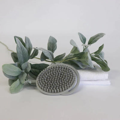 Silicone Shampoo Brush - Grey