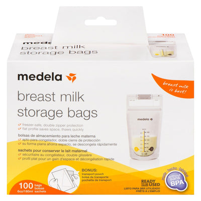 Breast milk storage bags (100 count)