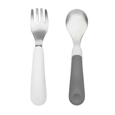 Fork & Spoon Set-Grey